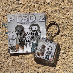 D Block Europe PTSD2 Album Tour Keyring