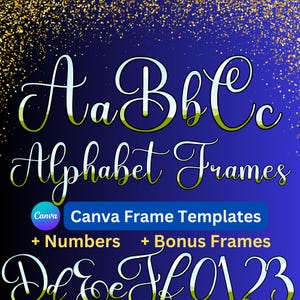 Canva Template, Canva Editable Template, Editable Canva Letters, Birthday Template, Your own Pattern, Personalize Template, drag and drop