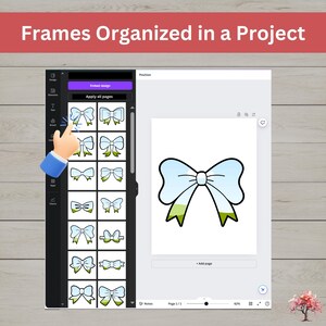 Canva Bow Template, Canva Editable Template, Editable Canva Bows ...