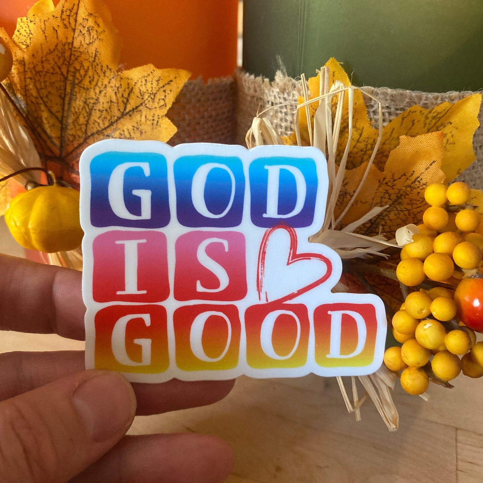 God is Good Sticker Vinyl Sticker Religious Faith Based Sticker Prayer ...