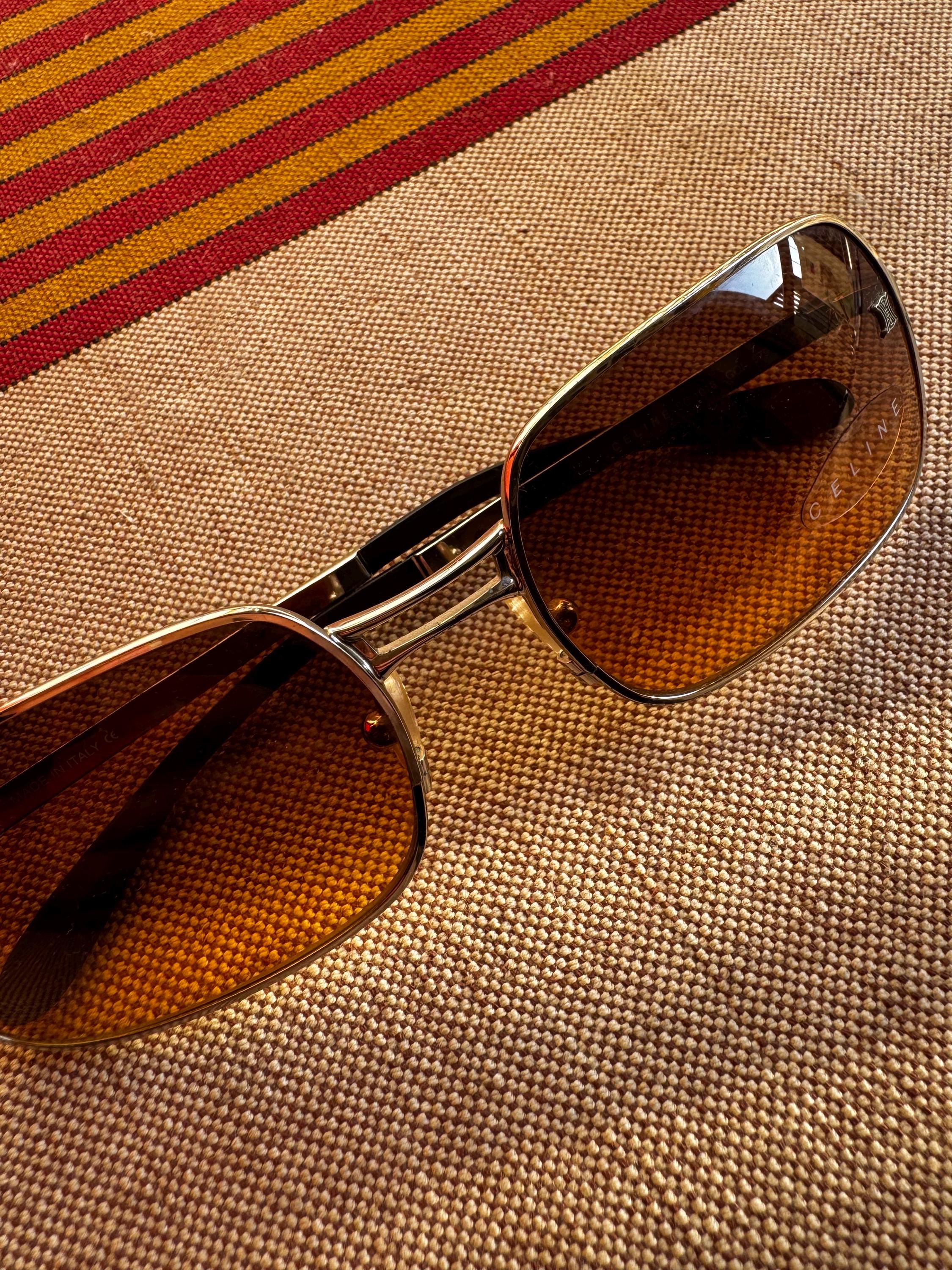 Celine Sunglasses Vintage - SC Etsy | Céline Black ⁄ mask by for