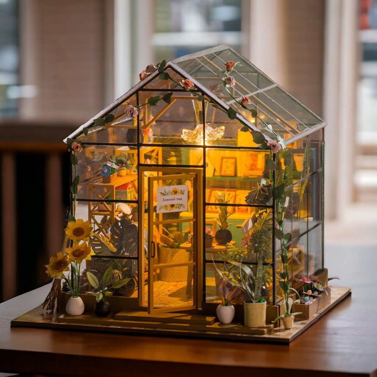 Miniature greenhouse hotsell model kit