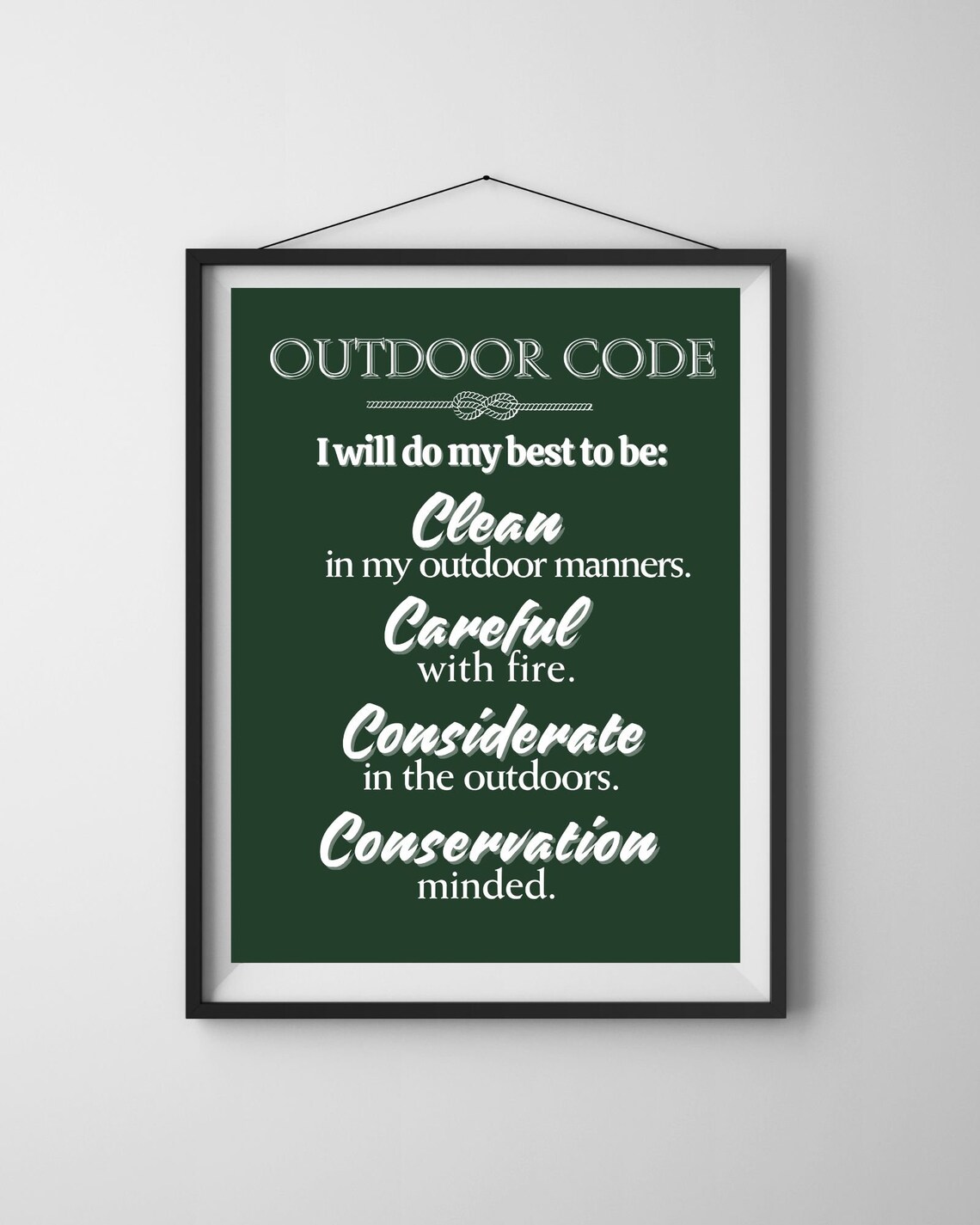 SCOUT PRINT SERIES: Digital Download of Three 8x10 Prints; Scout Law ...