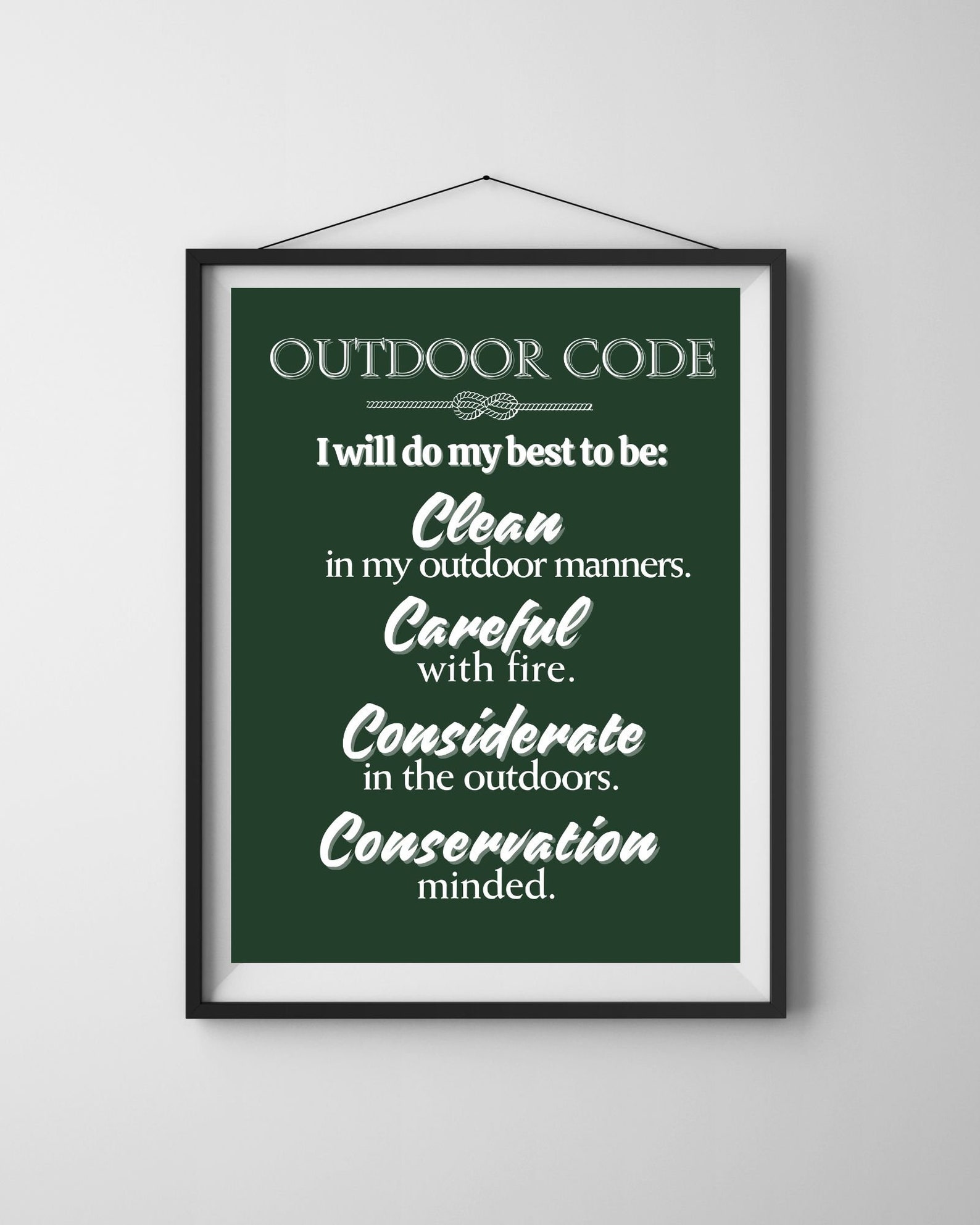 SCOUT PRINT SERIES: Digital Download of Three 8x10 Prints; Scout Law ...