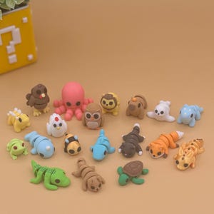 All 3D printed sensory toys are made with high quality PLA.