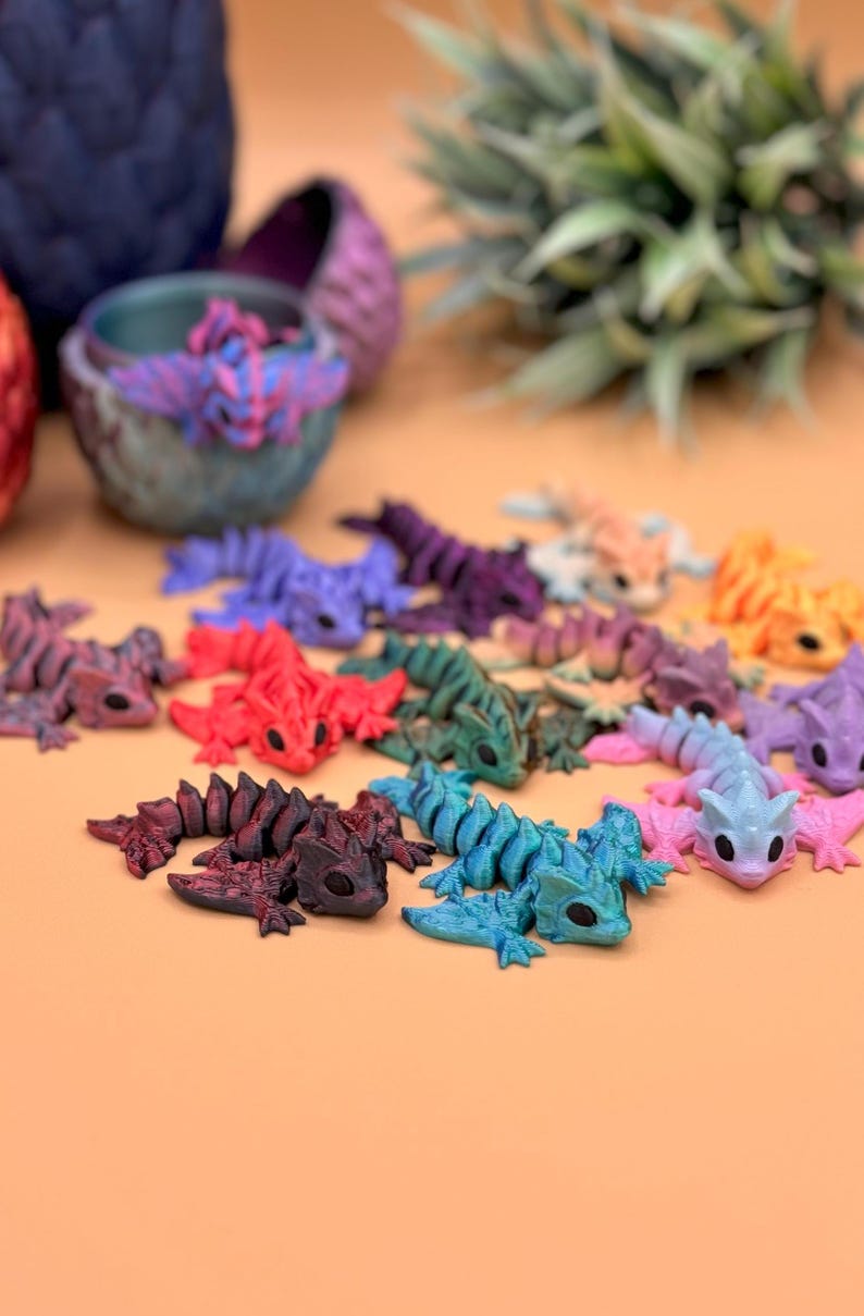 Wyvern dragon toy variety pack makes a perfect gift for dragon and fantasy lovers.
