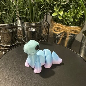 Example of a rainbow brachiosaurus.