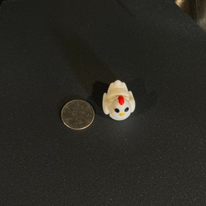 3D printed miniatures vary in size from 0.5 inches to 3 inches in length.