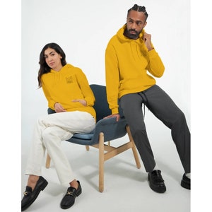 Graphic Embroidered Unisex Pullover Hoodie, Empowered