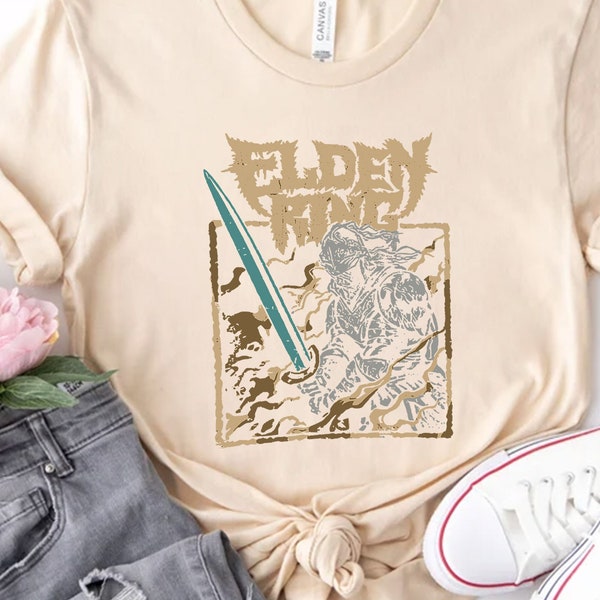 Unisex Elden Ring Sweatshirt, The Warrior Graphic Tee, Elden Shirt Warrior Jar, Warrior Shirt, Demon Tee, Tarnished Tee, Heavy Metal Shirts