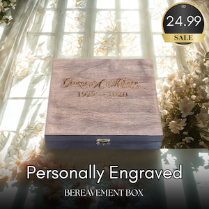 Memorial gift box, memorial gifts, memory box, memorial keepsake, sympathy gift, bereavement gift, remembrance gift, in loving memory