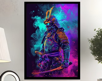 Samurai Poster - Samurai Wall Art - Samurai Wall Decor - Japanese Art - Japanese Print - Gift For Him - Gift For Her