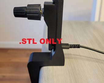 Fichier impression 3D numérique UNIQUEMENT - Pince de bureau à montage sur bouton