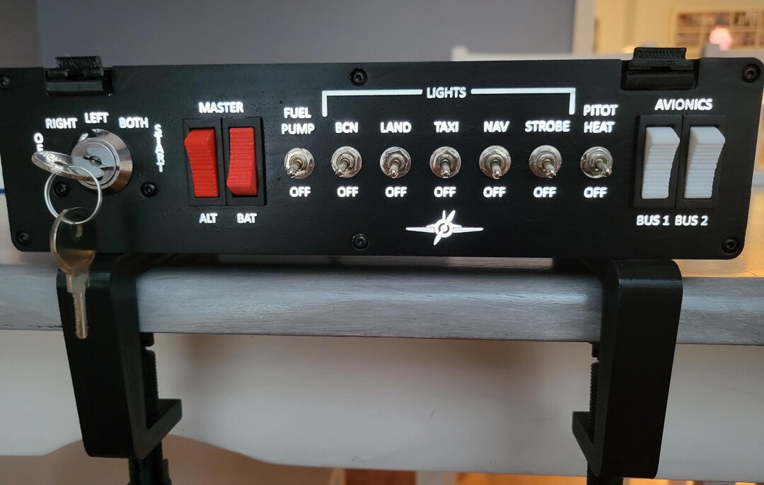 CLEARANCE - Backlit Cessna Style Switch Panel for Velocity One - Etsy