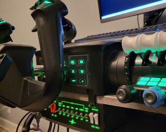 PC & Xbox Cessna 172 スタイル スイッチパネル – バックライト付き