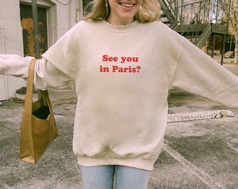 【THE MUSEUM VISITOR】 21 IN PARIS PRINTED SWEATSHIRTS HEART PRINTED INSIDE-OUT SWEATSHIRTS (BLACK) : THE MUSEUM