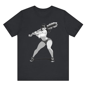 Camiseta Big Swing Energy / Camiseta gráfica / Camiseta de anime Waifu / Camiseta unisex de manga corta