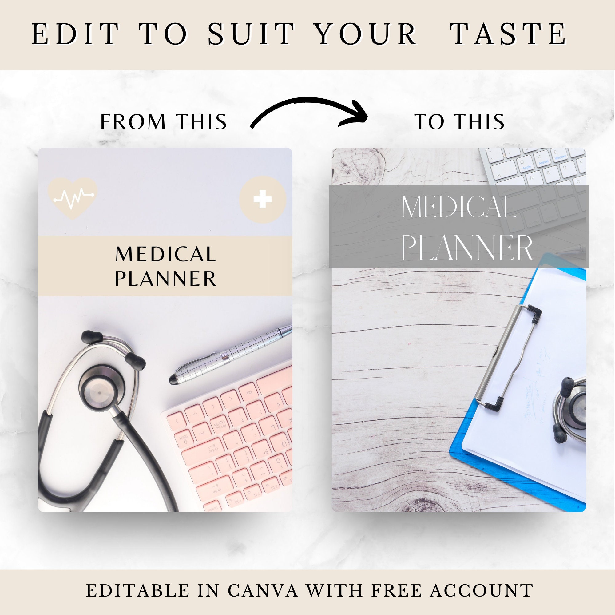 Medical Planner Health Record Management Toolkit Printable Medical ...