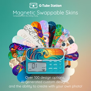 Pegatinas decorativas magnéticas SwapMag de G-Tube Station™ para bomba Infinity MOOG