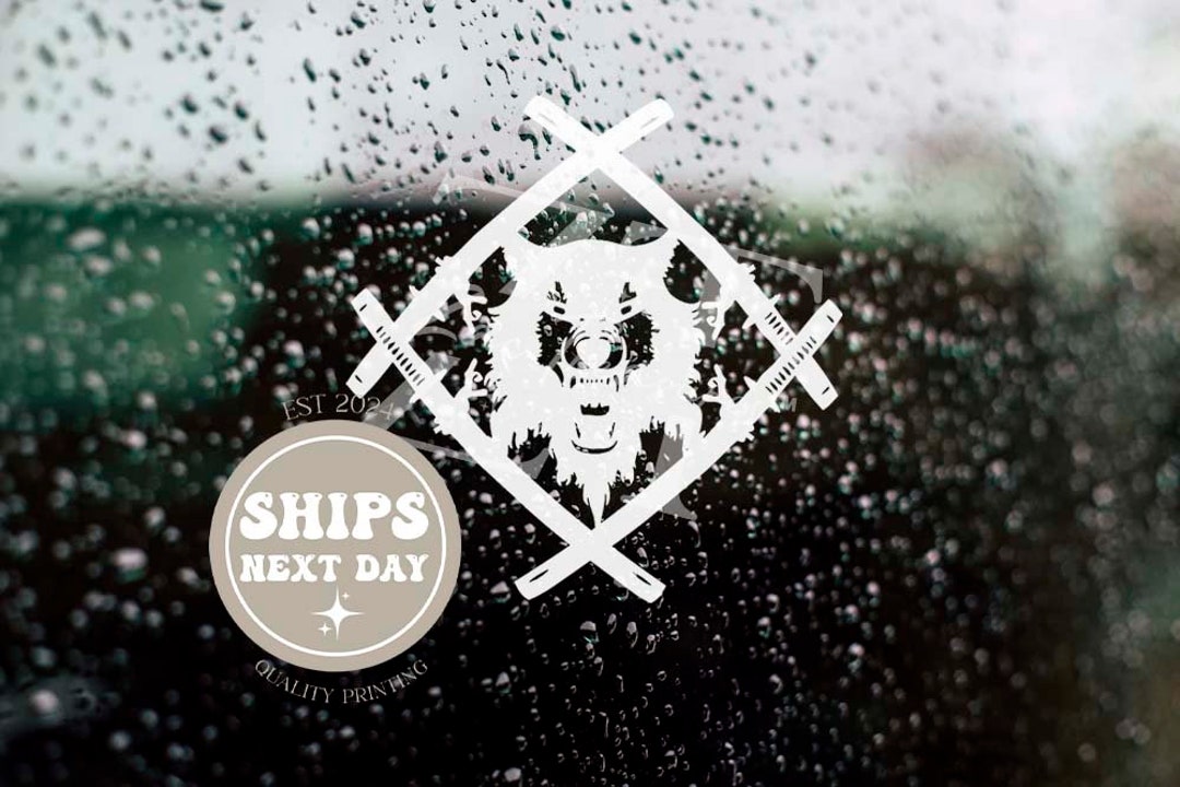 Xavier Wulf Decal Etsy