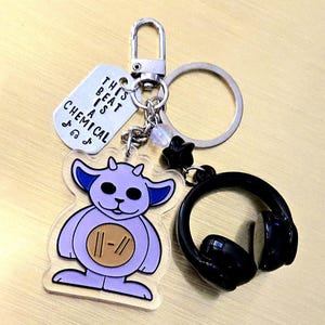 Twenty One Pilots Trench Ned This Beat is a Chemical Chlorine Lyrics Hand Stamped Keychain/Bag Charm