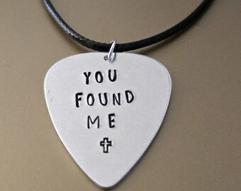 Twenty One Pilots Breach Digital Remains Drag Path Lyrics Hand Stamped Guitar Pick Necklace Aluminum