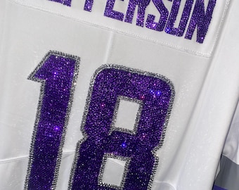 Minnesota Vikings Jefferson  Rhinestoned Jersey