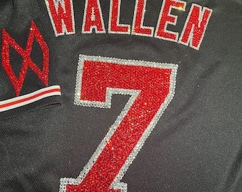 Morgan Wallen - I’m the problem jersey - Black. Personalization available!