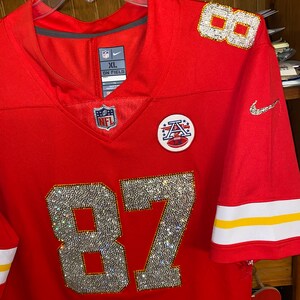 Travis Kelce Jersey Rhinestone Kansas City - Etsy