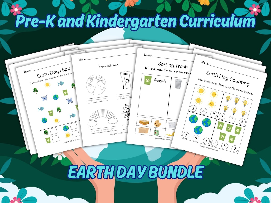 Earth Day Curriculum for Early Learners. Weekly Curriculum for Daycare ...