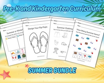 Summer curriculum for early learners. Weekly curriculum for daycare, homeschool, preschool and kindergarten.