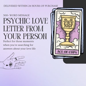 Psychische Liebesbrief | Lieferung am selben Tag | Telepathische psychische Lesung