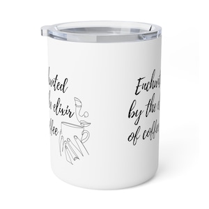 Caneca de café isolada para amantes de café, 10 onças