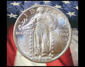 1917 Type 1 Standing Liberty Silver Quarter - Etsy