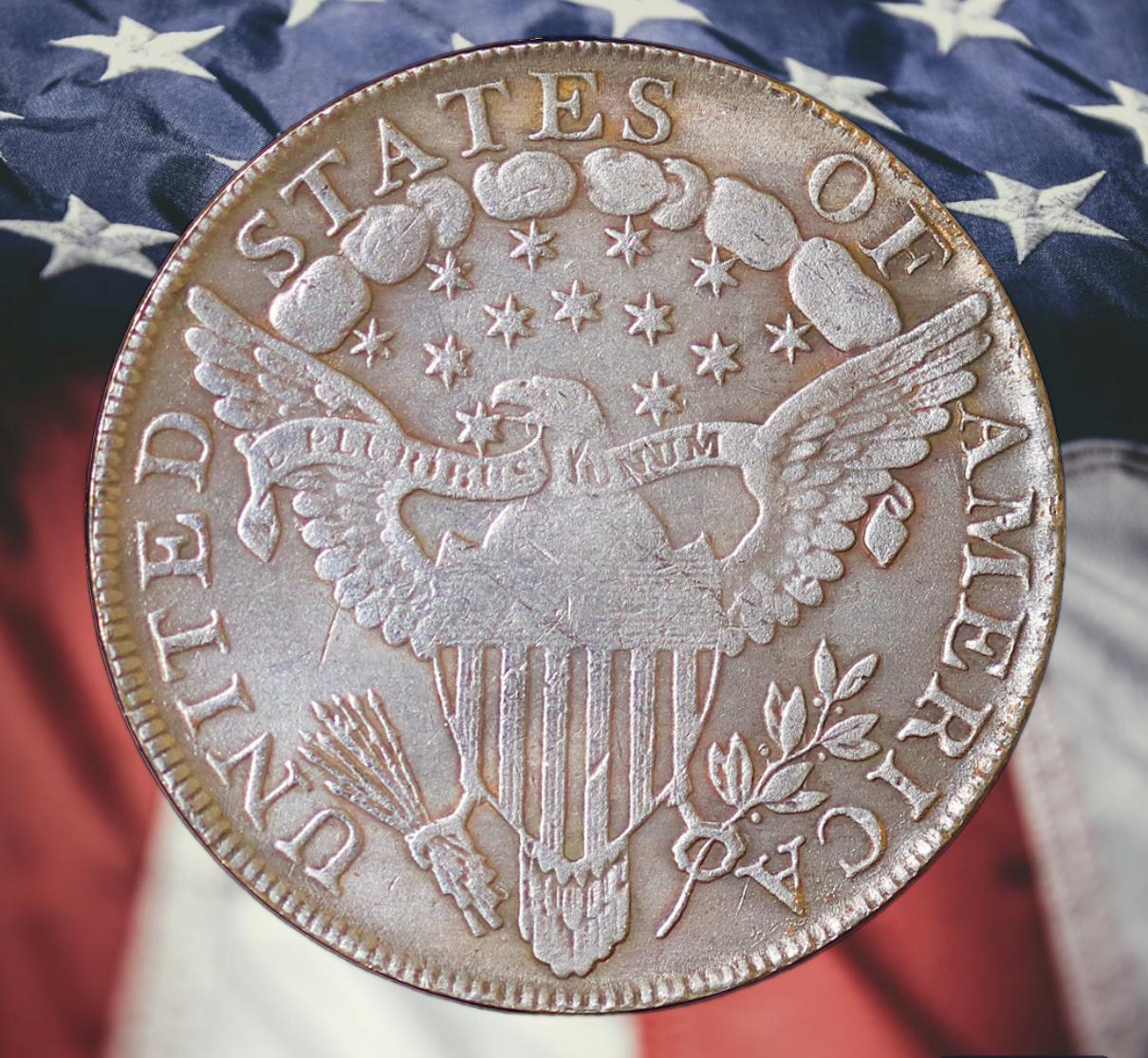 【ブラジル　1970　アンティーク】記念ペナント　21枚　まとめ売り 1804 Draped Bust Dollar Heraldic Eagle Silver Plated Coin - Etsy