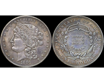 1878 Liberty Head Silver Dollar 1ドル銀貨 Pattern 1878 Barber