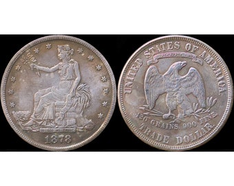 1878 Liberty Head Silver Dollar 1ドル銀貨 Pattern 1878 Barber Liberty Head Dollar Type 1 Silver Plated Coin