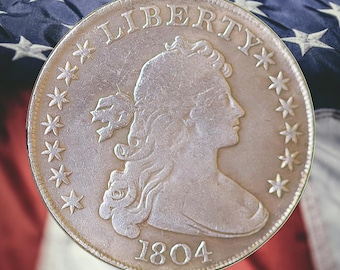 【ブラジル　1970　アンティーク】記念ペナント　21枚　まとめ売り 1804 Draped Bust Dollar Heraldic Eagle Silver Plated Coin - Etsy