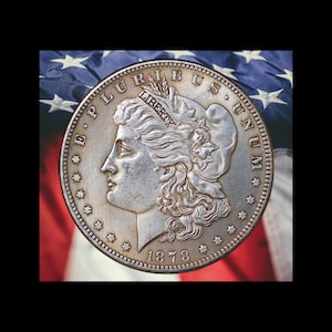1800 Draped Bust Dollar Heraldic Eagle Silver Plated Coin Modern