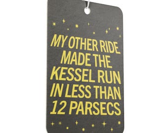 Star Wars Fan Gift, Sci-Fi Car Air Freshener, Car Truck Accessory, Boyfriend GIft Stocking Stuffer, Star Wars Air Freshener
