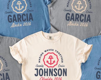 Family Cruise Shirts, Personalized Name, Location, Year, Mix/Match Comfort Colors® Vacation Tees