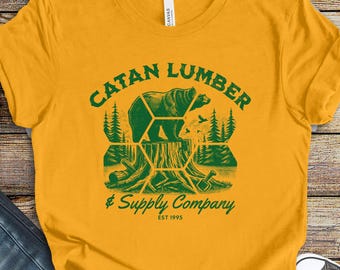 Catan Lumber & Supply Company T-Shirt: Settlers of Catan Gamer Tee