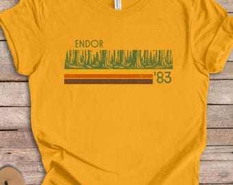 Star Wars Shirt, Retro Style Star Wars Endor Shirt, ROTJ Shirt, Sci-Fi Inspired Gift, Science Fiction Lover