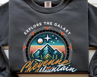 Stargate Cheyenne Mountain Sweatshirt, Sci-Fi Fan Gift, Stargate Sweatshirt, Science Fiction Lover Pullover