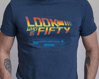 Funny 50th Birthday Shirt: Retro 80s Movie Fan Gift
