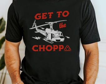 Get to the Choppa Shirt: 80er Jahre Arnold & Predator aus dem Actionfilm