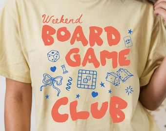 Board Game Shirt, Geeky Gamer Gift, Game Night Accessory, Doodle Board Gaming Shirt