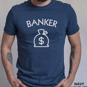 Camiseta de banquero estilo Monopoly, amante de los juegos de mesa, anfitrión de la noche de juegos familiares, regalo de accesorio para él y ella, empleado del gerente del banco, agradecimiento