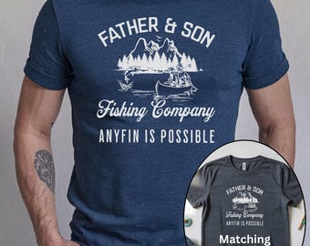 Father & Son Matching Shirts, Fishing Trip Shirts, Funny Fish Pun Shirt, Dad Boys Matching Tees, Camping Outdoor Getaway Gift