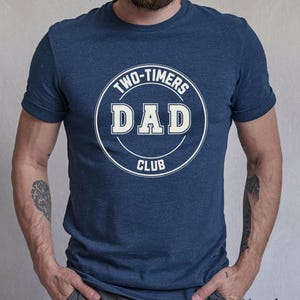 Repeat Dad Club, Second time father, pregnancy announcement, new baby birthday father's day, two sons daughters, proud parent, husband gift